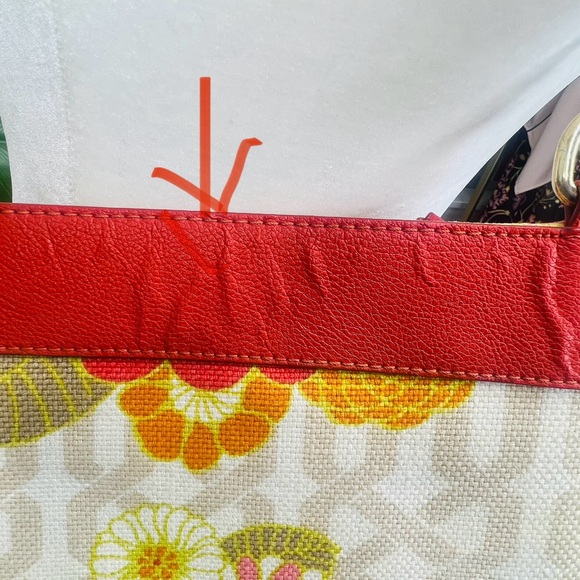 SPARTINA 449 Carson Cottage Linen Floral Adjustable Crossbody Shoulder Purse Bag - Picture 15 of 16